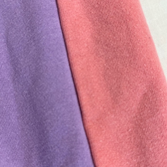 💚 FabKids girls’ jogger sweatpants in pink and purple sz 6-7 - Picture 5 of 9